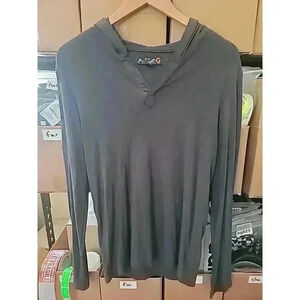 G By Guess Pullover Hoodie Long Sleeve‎ Gray Men Size Large Style #Z34P1500000